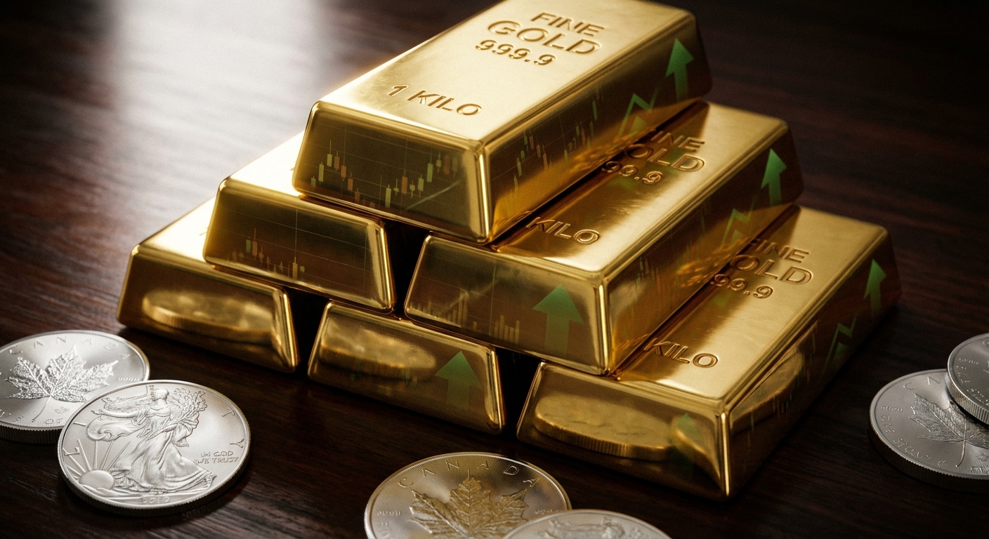 Gold Tops $4,500 as Precious Metals Continue Historic Rally