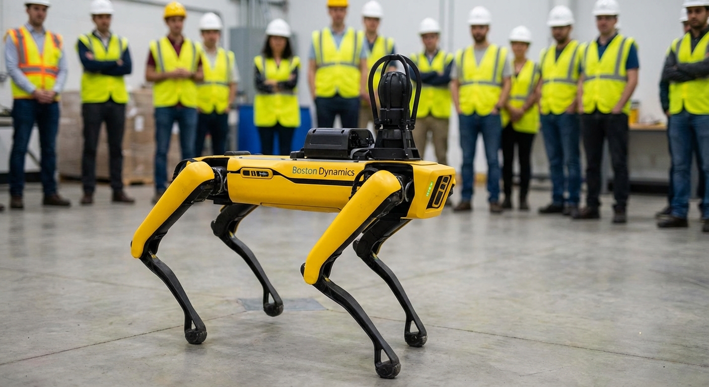 Boston Dynamics Atlas humanoid robot demonstrating industrial capabilities