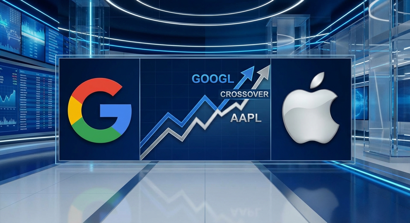 Alphabet Surpasses Apple in Market Cap for First Time Since 2019