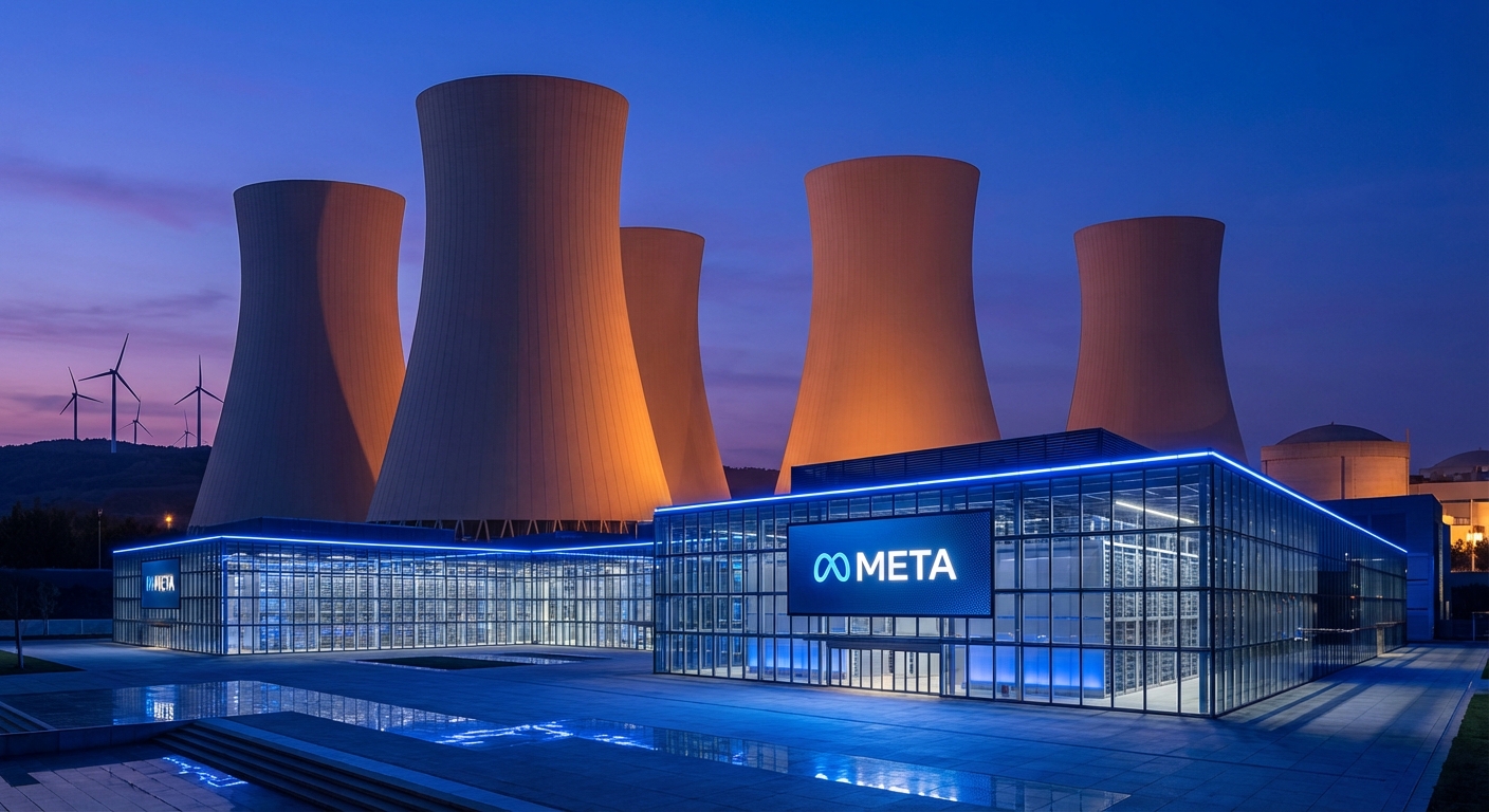 Meta's Nuclear Power Play: 6.6 Gigawatts to Feed the AI Beast