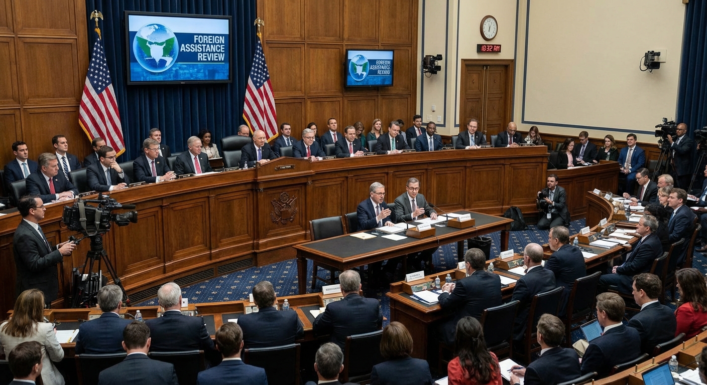 Congressional hearing on foreign aid policy